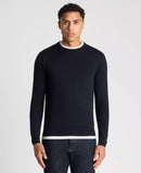 Round Neck Jumper - Navy1