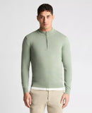 1/4 Zip Jumper - Light Green