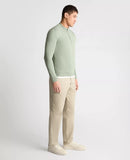 1/4 Zip Jumper - Light Green