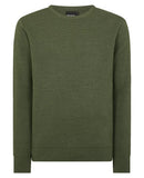 Round Neck Jumper - Olive