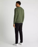 Round Neck Jumper - Olive