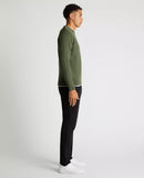 Round Neck Jumper - Olive
