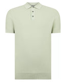 Knit Polo Shirt - Light Green