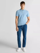 Knit Polo Shirt - Sky Blue