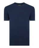 Short Sleeve Jumper - Navy