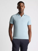 V-Neck Shirt - Light Blue Grey