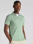 V-Neck Shirt - Light Green Grey