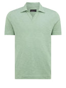 V-Neck Shirt - Light Green Grey