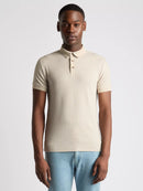 Short Sleeve Polo Shirt - Stone
