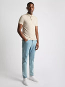Short Sleeve Polo Shirt - Stone