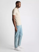 Short Sleeve Polo Shirt - Stone