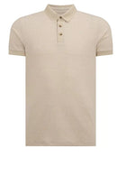 Short Sleeve Polo Shirt - Stone