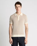 Short Sleeve Polo Shirt - Stone