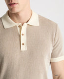 Short Sleeve Polo Shirt - Stone
