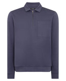 1/2 Zip Sweatshirt - Slate Blue