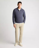 1/2 Zip Sweatshirt - Slate Blue