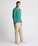 1/2 Zip Sweatshirt - Dark Lovat