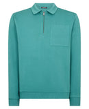 1/2 Zip Sweatshirt - Dark Lovat