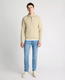 1/2 Zip Sweatshirt - Stone
