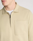 1/2 Zip Sweatshirt - Stone
