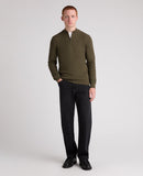 1/2 Zip Jumper - Lovat