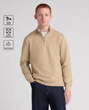 1/2 Zip Jumper - Wheat/oatmeal