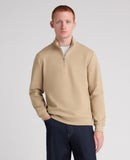 1/2 Zip Jumper - Wheat/oatmeal