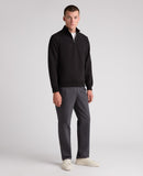 1/2 Zip Jumper - Black