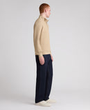 1/2 Zip Jumper - Wheat/oatmeal
