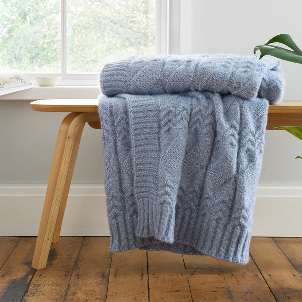Cable Knit Throw 150x200cm