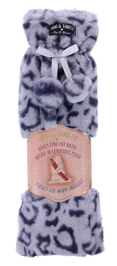 Extra Long Hot Water Bottle - Leopard