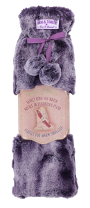 Extra Long Hot Water Bottle - Purple