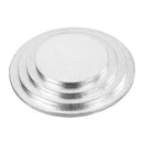 20cm/8inch Round Silver Cake Board