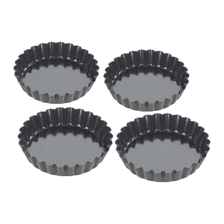 Set of 4 Performance Tart Tins 10cm x 2cm