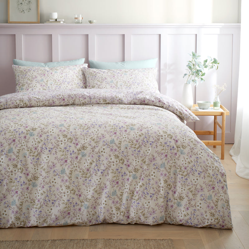 Ditsy Floral Duvet Cover Set - Lilac