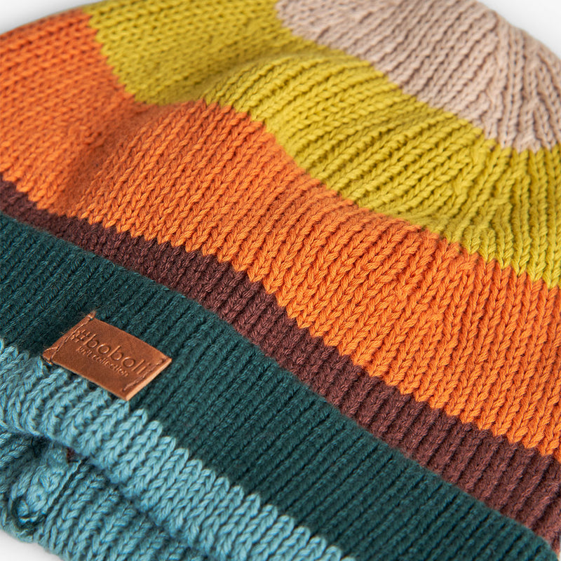 Knitwear Hat Striped - Linen