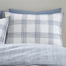 Marlow Check Duvet Cover Set - Blue