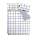 Marlow Check Duvet Cover Set - Blue