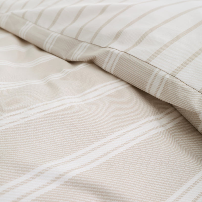 Ashford Stripe Duvet Cover Set - Natural