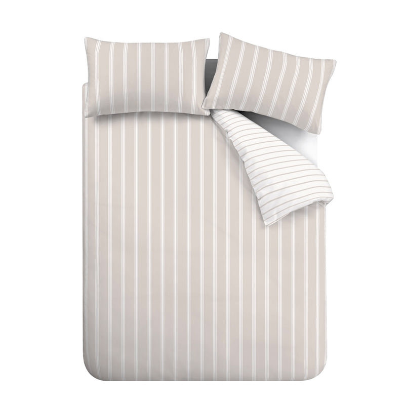 Ashford Stripe Duvet Cover Set - Natural
