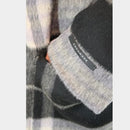 Reversible Check Coat - Night Grey Check/black