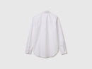 Relaxed Fit Cotton Shirt - White