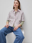 Print Shirt - Pink & Green