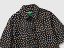Print Shirt - Black Leaf