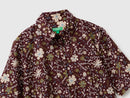 Print Shirt - Brown Leaf