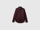 Print Shirt - Brown Dot