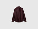 Print Shirt - Brown Dot