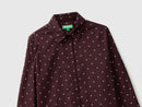 Print Shirt - Brown Dot