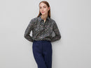 Print Shirt - Navy & Pink