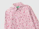 Print Shirt - Rose Paisley
